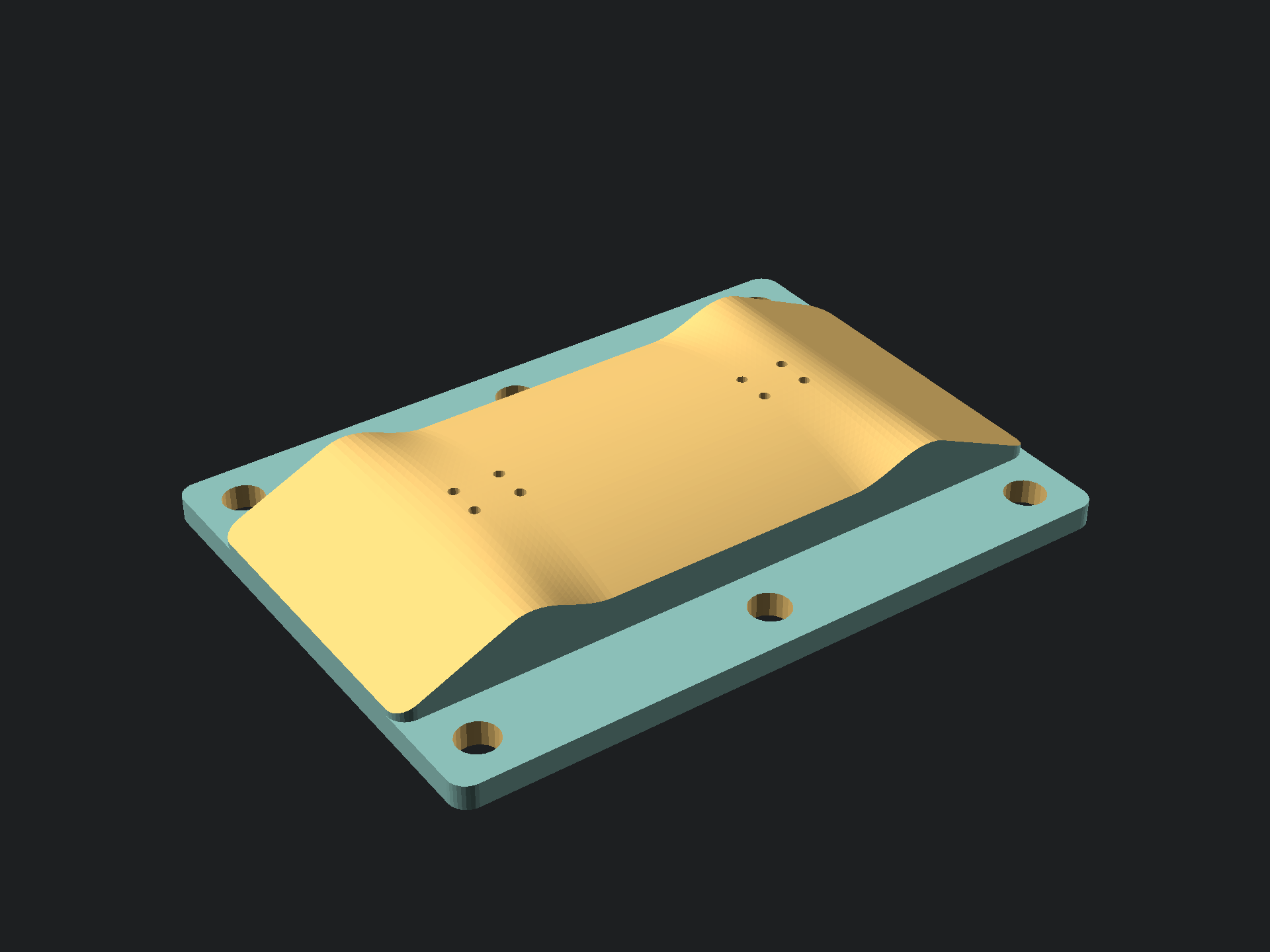 Top half of press mold